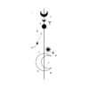 Ares Tattoo Constellation Design Tote Bag Official Tattoo Gifts Merch