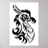 tribal tattoo drachenkopf schwarz poster rb5f6bd20ff314dcd8ece9a8209a70507 wvg 8byvr 1000 - Tattoo Gifts