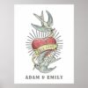 true love vintage tattoo birds with heart poster rad53a31f6bbe45309a43d51dc0c042aa q52qj 8byvr 1000 - Tattoo Gifts